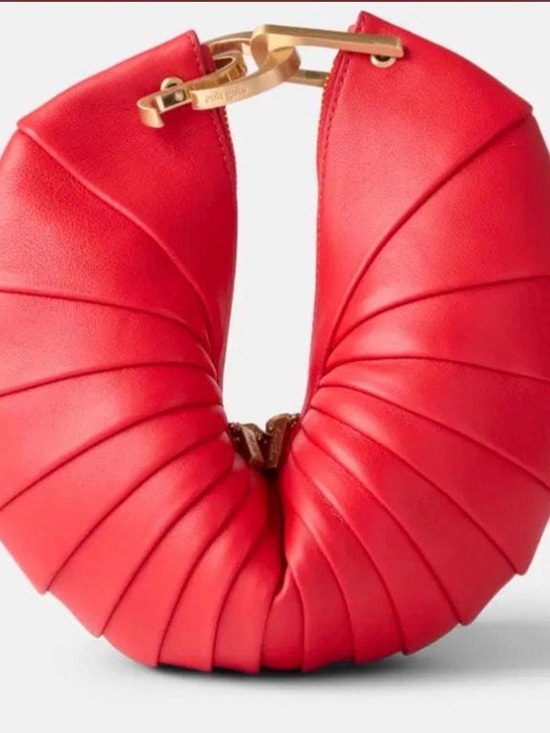 cult gaia Handbags - Cult Gaia Red Leather Bag